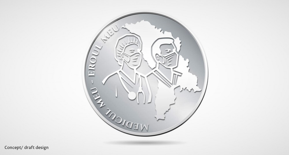 BNM a aprobat conceptul de design propus de public pentru moneda comemorativă „Medicul meu - eroul meu”